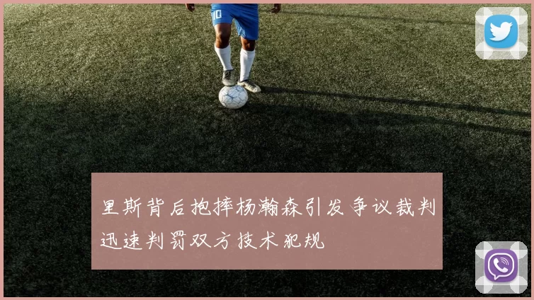 里斯背后抱摔杨瀚森引发争议裁判迅速判罚双方技术犯规
